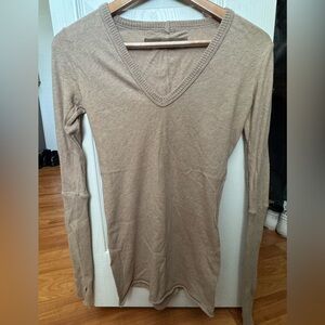 Enza Costa Rib Cuff Long Sleeve Small